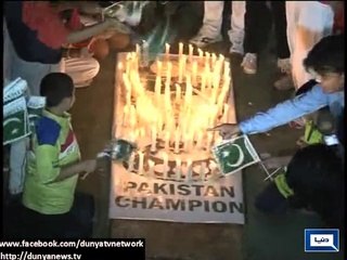 Dunya News - Karachi: Candles lighten up for Pakistan victory in RLCA