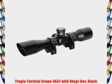 Truglo Tactical Scope 4X32 with Rings Box Black