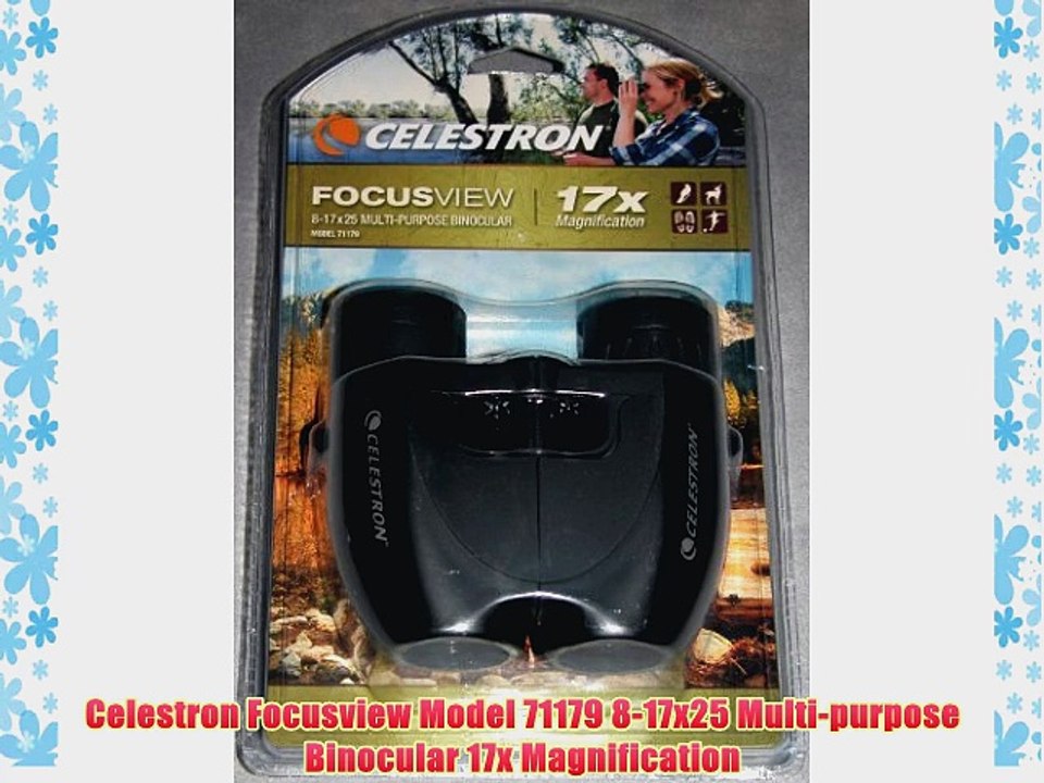 Celestron Focusview Model 71179 8-17x25 Multi-purpose Binocular 17x Magnification