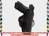 Bianchi Accumold 7500 Black Paddle Holster - Size 8 Colt Mustang .380 3 (Right Hand)
