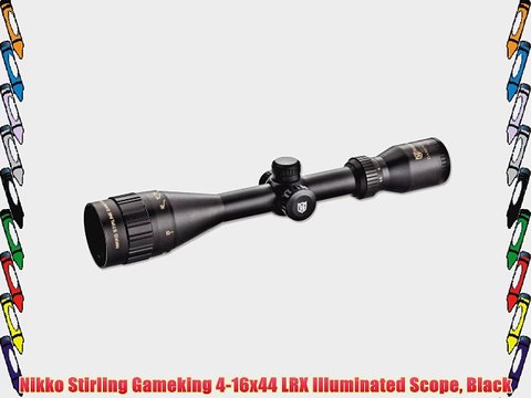 Nikko Stirling Gameking 4-16x44 LRX Illuminated Scope Black