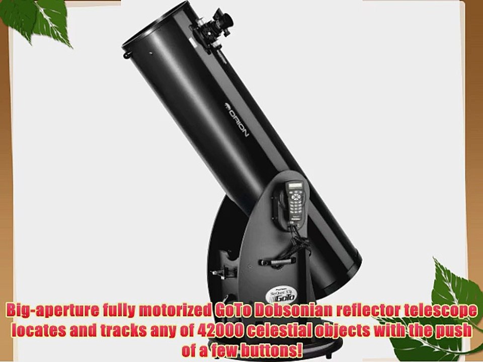 Orion 10136 SkyQuest XT12g GoTo Dobsonian Telescope