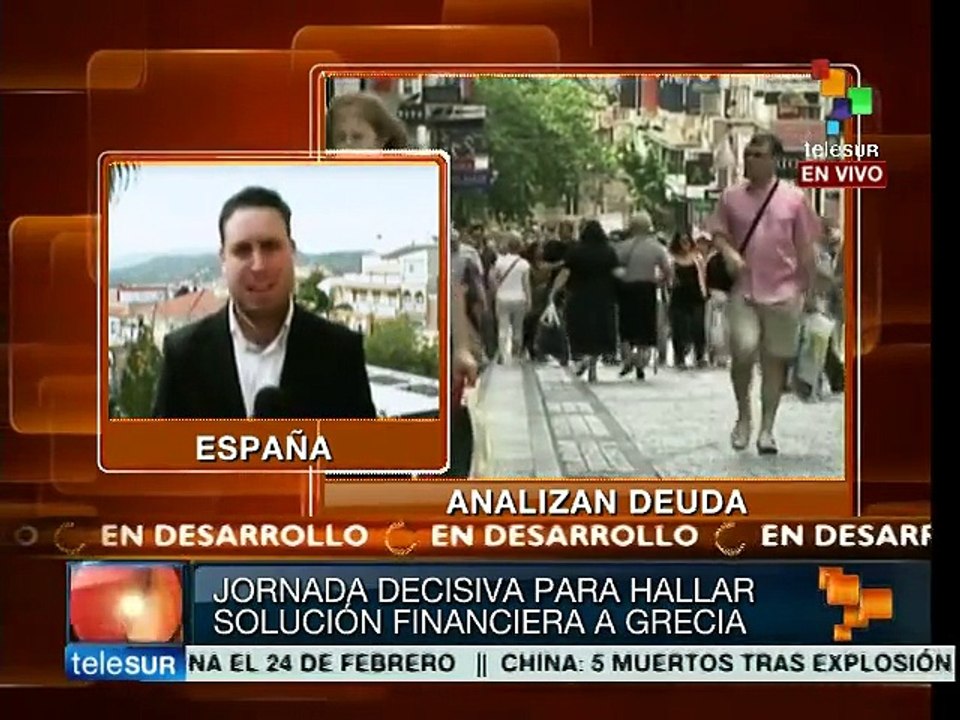 Países de la Eurozona buscan un consenso por deuda griega