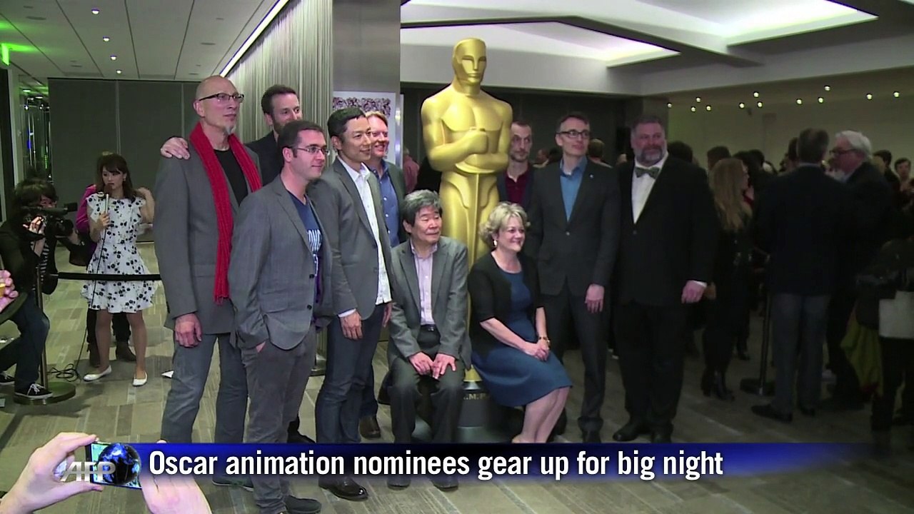Oscar animation nominees gear up for big night