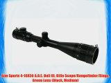 Aim Sports 4-16X50 A.O.E. Dull Ill. Rifle Scope/Rangefinder/Rings Green Lens (Black Medium)