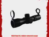 Aim Sports 4X30 Dual III. Rubber Armored Scope with Rings