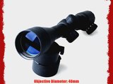 CVLIFE Tactical Optics Scopes 3-9x40 E Mil-Dot Blue illuminated Rifle Scope With Spirit Level