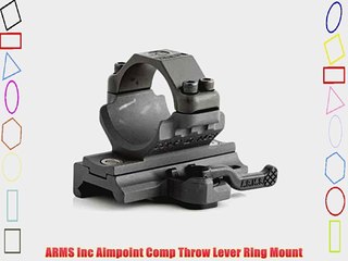 ARMS Inc Aimpoint Comp Throw Lever Ring Mount