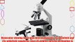 AmScope M200C-MS Monocular Compound Microscope WF10x and WF25x Eyepieces 40x-1000x Magnification