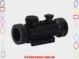 BSA 30-mm Stealth Tactical Illuminated Red Dot Rifle Scope
