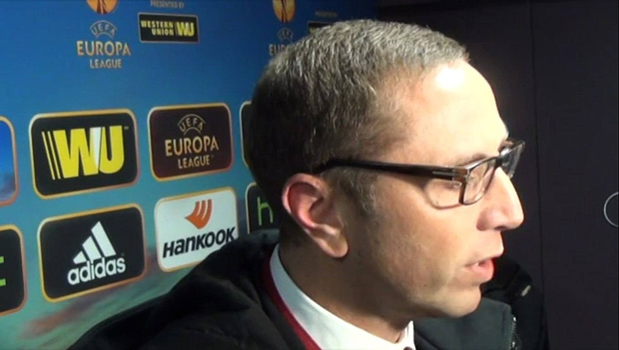 UEL EAG-KIEV (2-1)  : la réaction de Bertrand D...