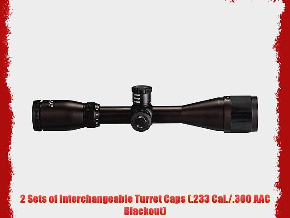 BSA Optics TW223-312x40AOCP Tactical Weapon 223 Scope 3-12x40mm