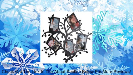 Imego Plastic Tree-shaped Wall Photo Frame Color Black 26.4x22.5 Inches Review