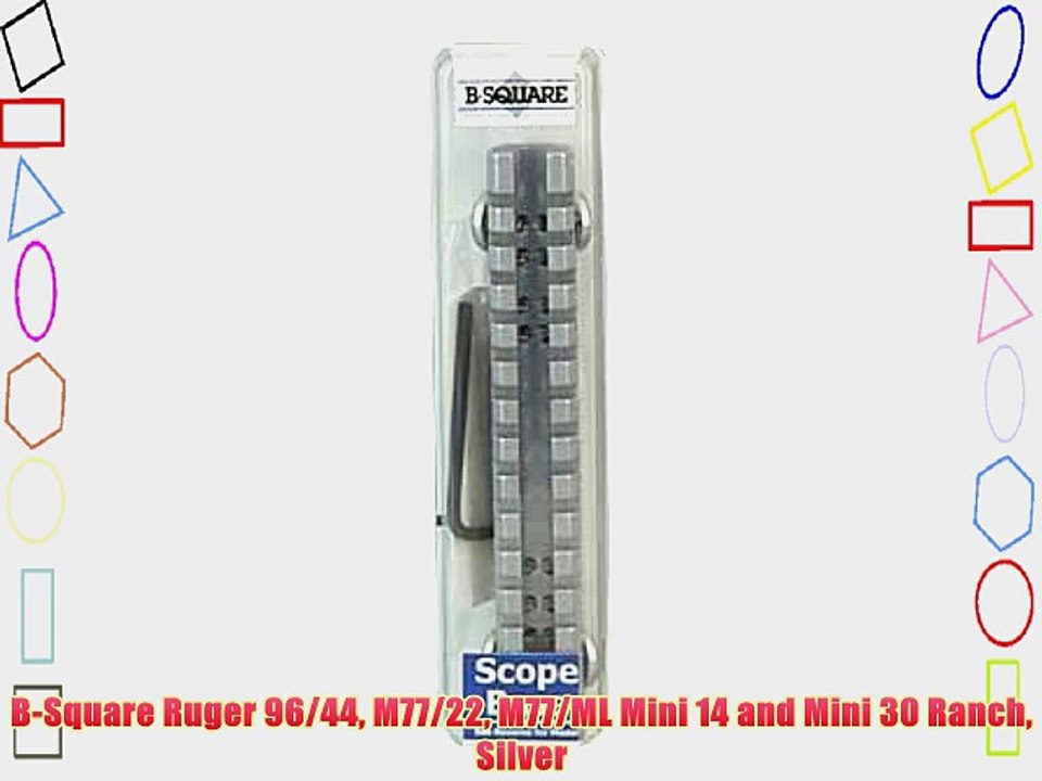 B-Square Ruger 96/44 M77/22 M77/ML Mini 14 and Mini 30 Ranch Silver