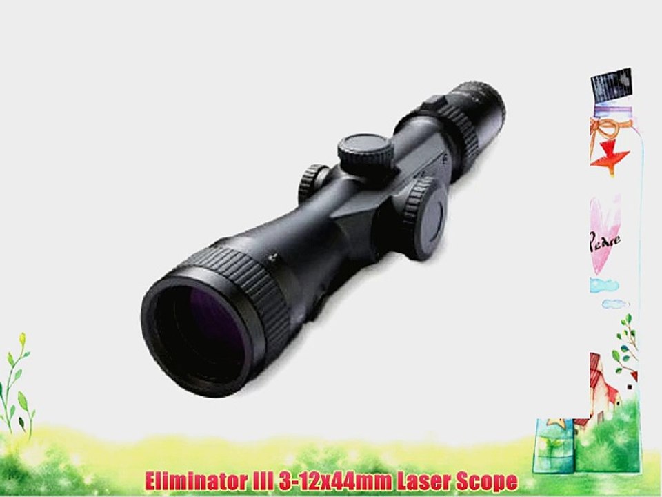Burris Eliminator III Reticle Laser Scope 3X-12X - 44mm