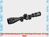 Nikko Stirling Mountmaster AO 3-9x40 Rings RCS Scope 3/8-Inch Black