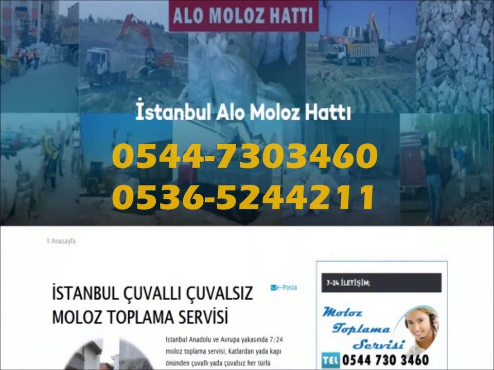MALTEPE Alo Moloz Hattı 0544-7303460 Moloz Atımı Moloz Atma