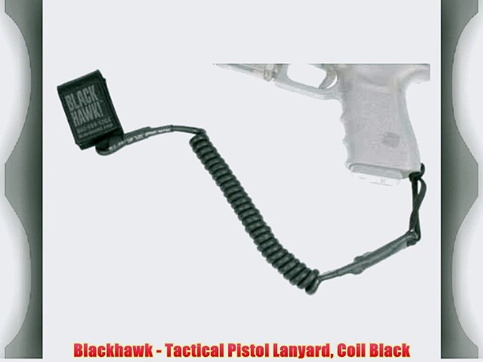 Blackhawk - Tactical Pistol Lanyard Coil Black
