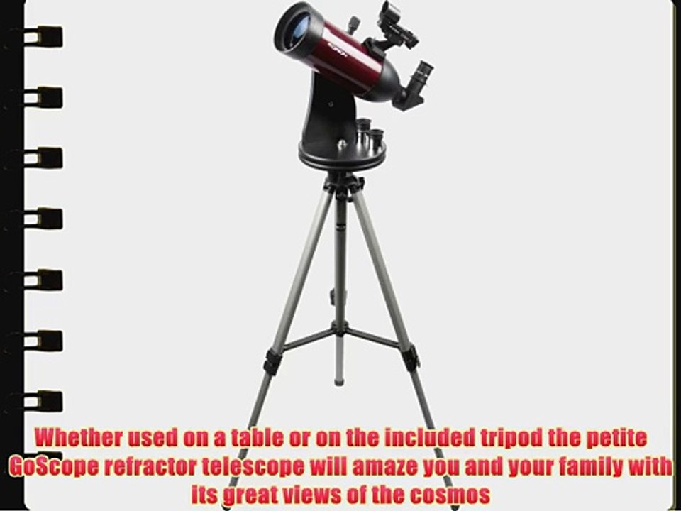 Orion GoScope 80mm Refractor Telescope and Tripod Bundle