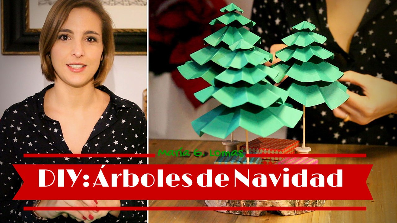 DIY: Cómo hacer árboles con cartulinas | María G. Lomas