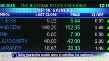 Political uncertainty hits Nigeria stocks