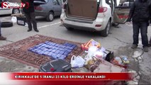 Kırıkkale'de 5 İranlı 23 kilo eroine yakalandı