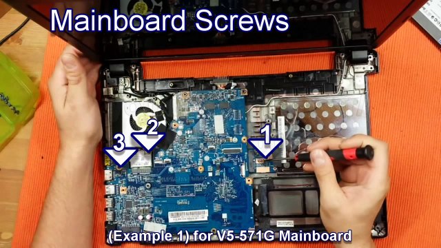 Repair Acer Aspire V5 571G 531 Disassembly Cleaning Fan Change HDD Keyboard