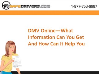 DMV Online—What Information Can You Get And How Can It Help You
