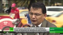 Españoles comienzan a emigrar a Latinoamerica para evitar la crisis