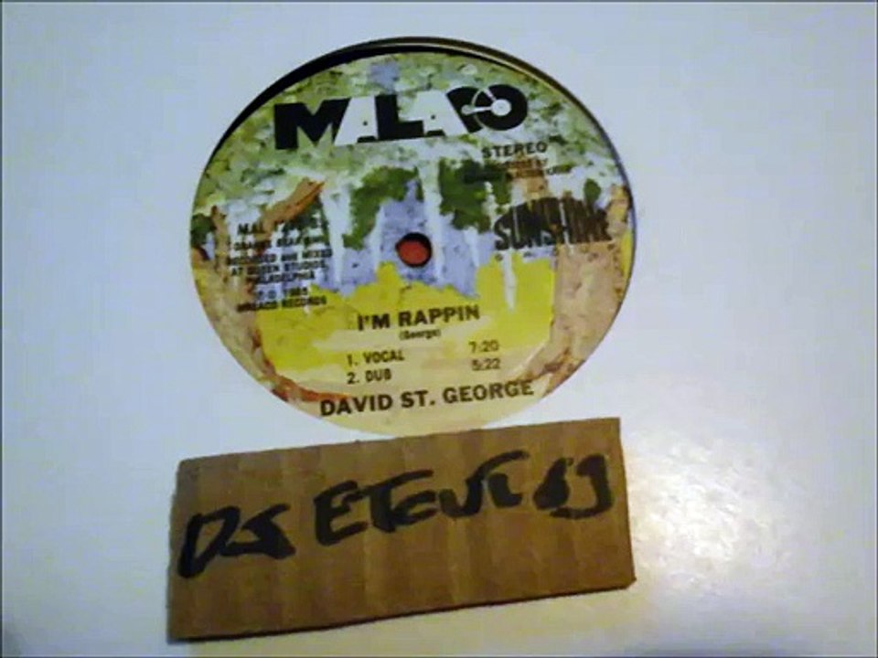 DAVID ST. GEORGE -I'M RAPPIN(RIP ETCUT)MALACO REC 85