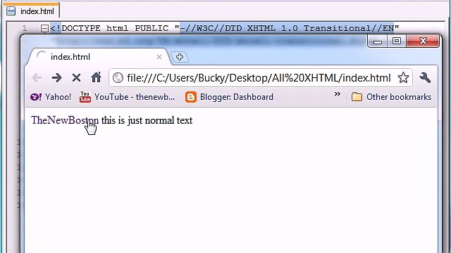 -XHTML and CSS Tutorial - 25 - Styling Links