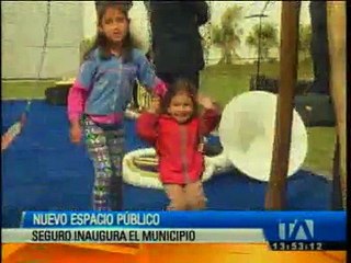 Municipio inauguró espacio público seguro