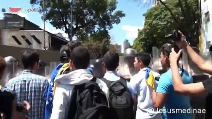 La Policía Nacional Bolivariana estuvo presente en la marcha de Chacaíto 20F