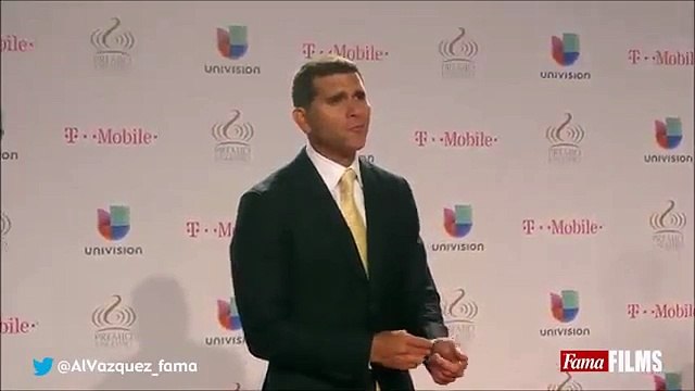 Christian Meier en la alfombra 'Premios lo Nuestro 2015'