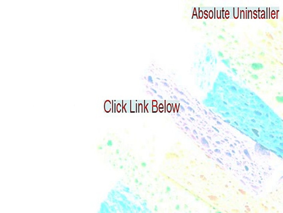 Absolute Uninstaller Serial - absolute uninstaller portable