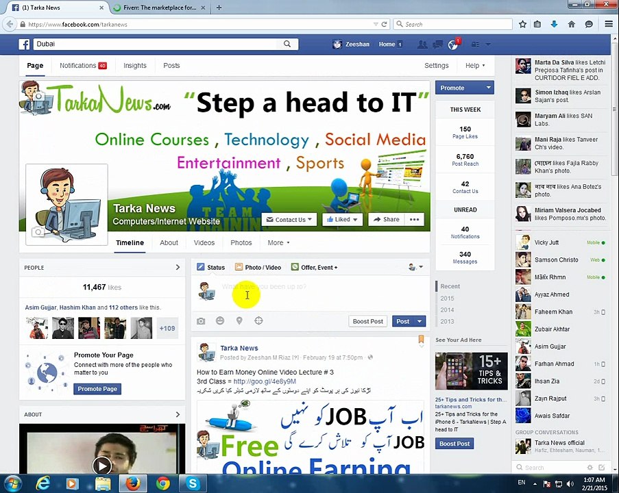 TarkaNews Online Earning Course in URDU Full HD Lecture # 4