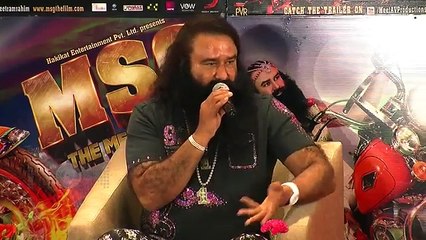 MSG  The Messenger Press Conference   Part 1   Saint Gurmeet Ram Rahim Singh Insan