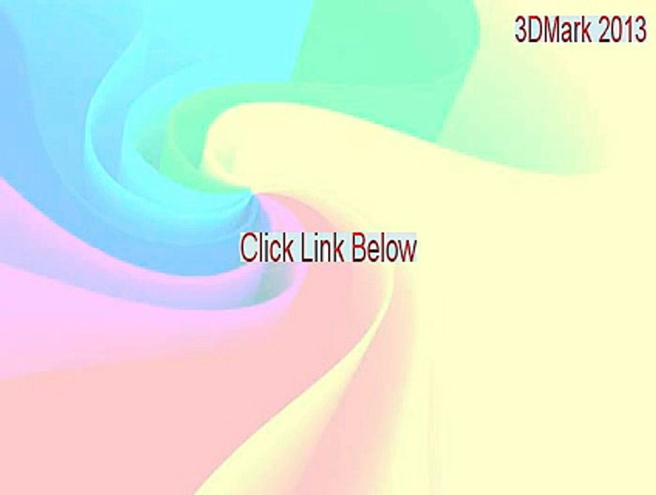 3DMark 2013 Download Free [Instant Download 2015]