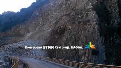 Κατολίσθηση στο δρόμο για Προυσό