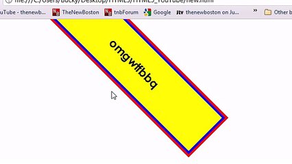 ---HTML5 Tutorial - 22 - Crazy Transformations