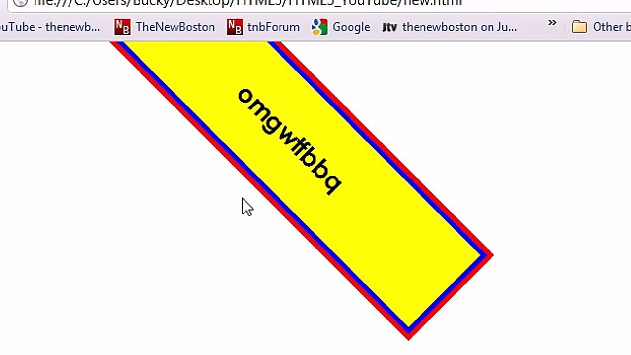 ---HTML5 Tutorial - 22 - Crazy Transformations