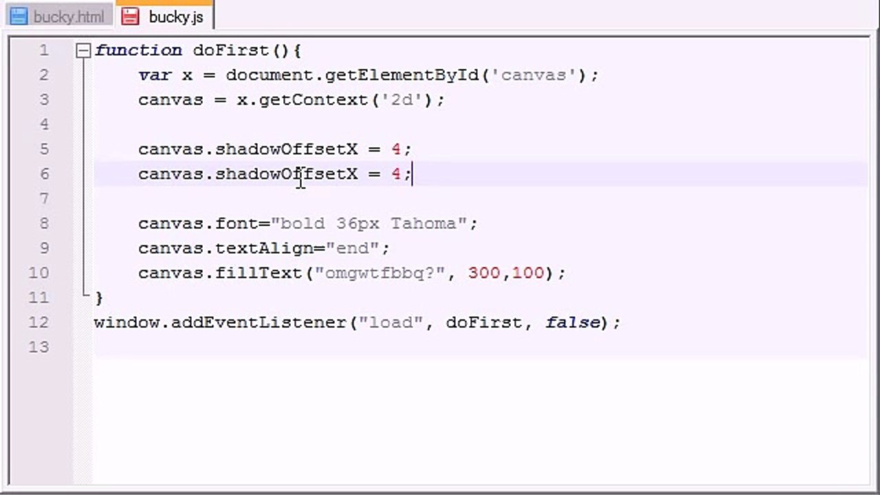 ---HTML5 Tutorial - 39 - Working with Text and Shadows