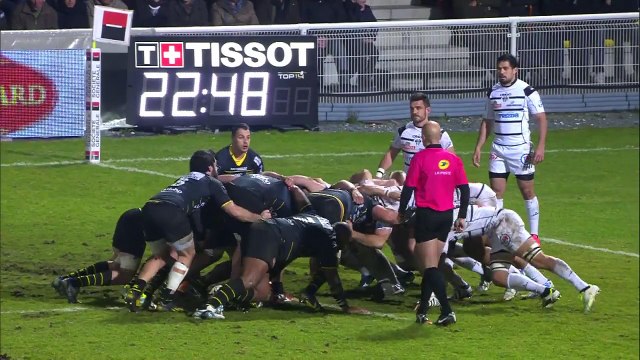 TOP14 - La Rochelle-Brive: Essai de pénalité (LAR) - J18 - Saison 2014/2015