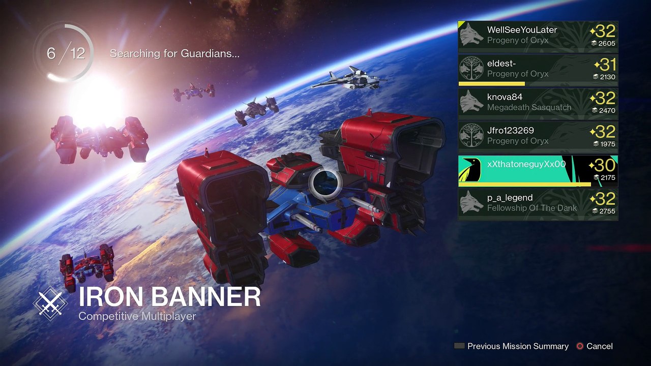 Destiny PS4 [Hawkmoon] Competitive Part 691 - Iron Banner (Rusted Lands, Earth) [With Commentary]