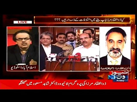 Live With Dr. Shahid Masood (What Is The Next Plan Of Zulfiqar Mirza) – 20th February 2015