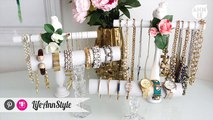 DIY Necklace & Bracelet Holder {Spring decor} ANNEORSHINE (Low)