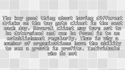 Draft Beer Systems Are Beneficial