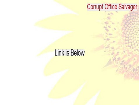 Corrupt Office Salvager Keygen [Download Now 2015]