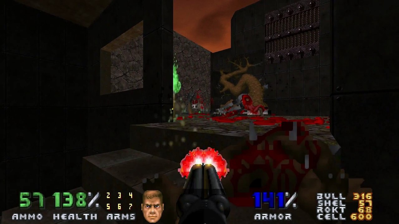 Let's Play - DooM 2 @ Ultra-Violence [Deutsch] -- MAP11 (1080p)