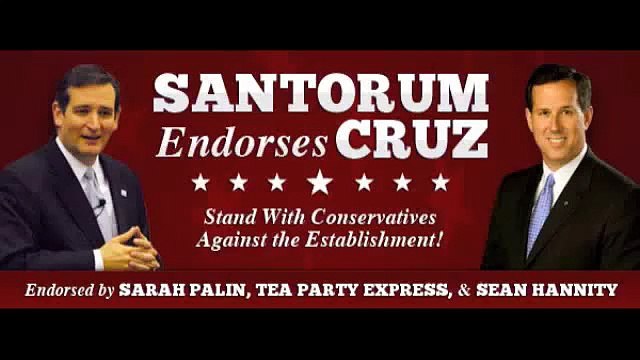 Rick Santorum Endorses Ted Cruz on The Glenn Beck Show